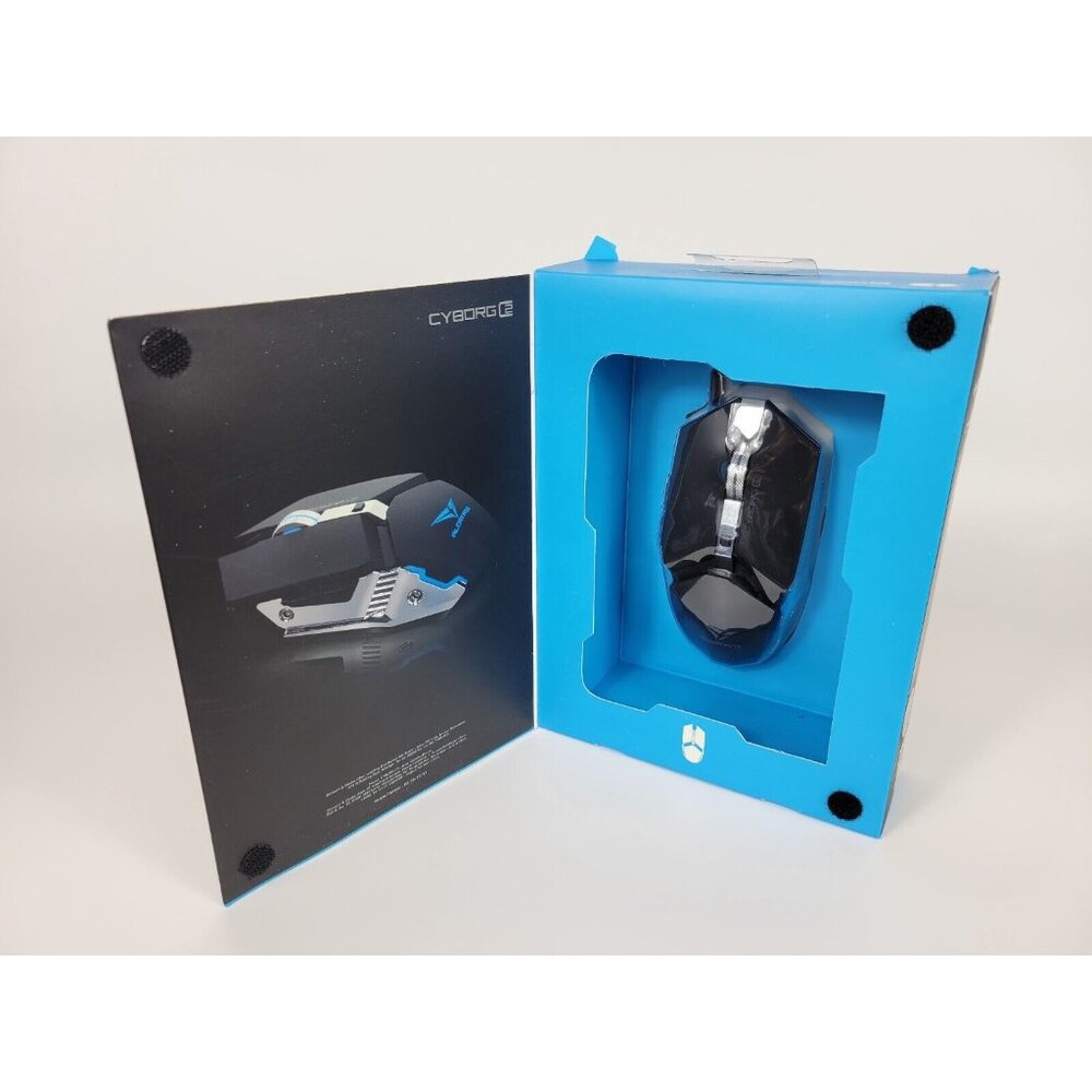Alcatroz Cyborg 2 Pro 5 Button 2 Way Click PC Computer Laptop Gaming Mouse Black - Picture 4 of 11